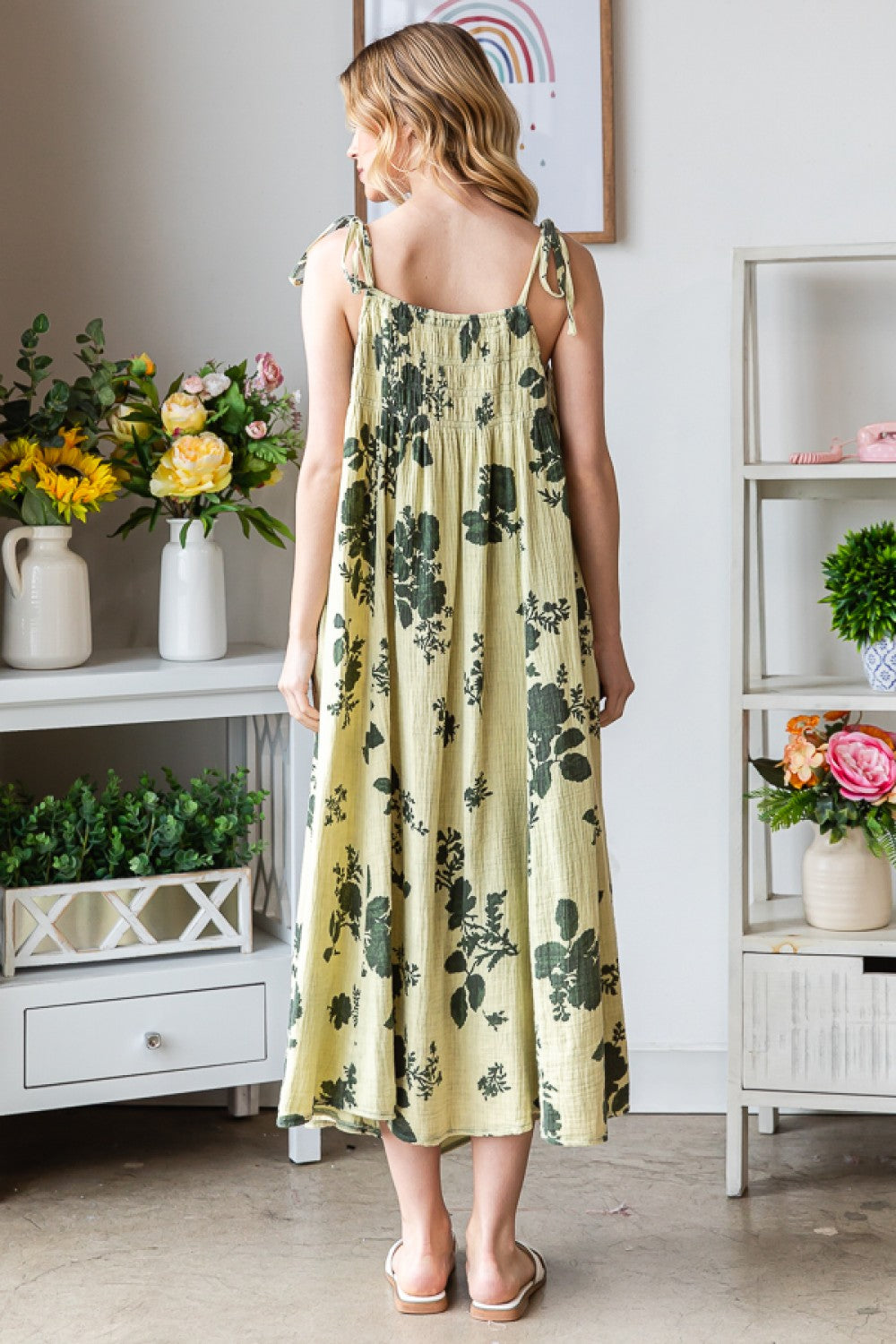 Oli & Hali Washed Print Maxi Dress