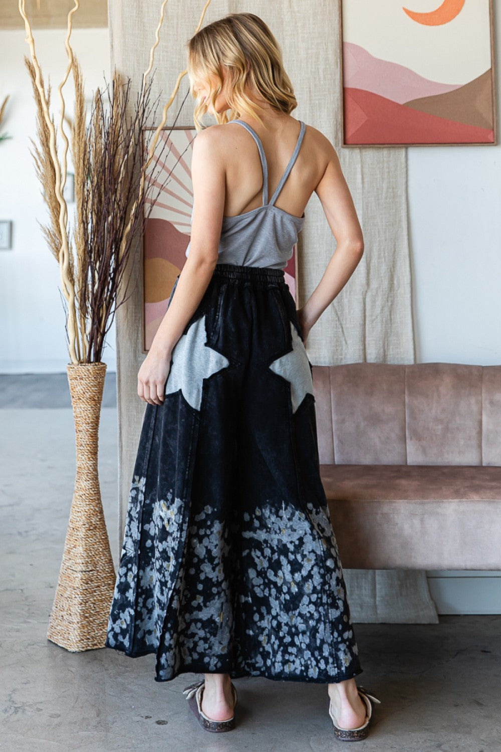 Oli & Hali Washed Star Knit Pants