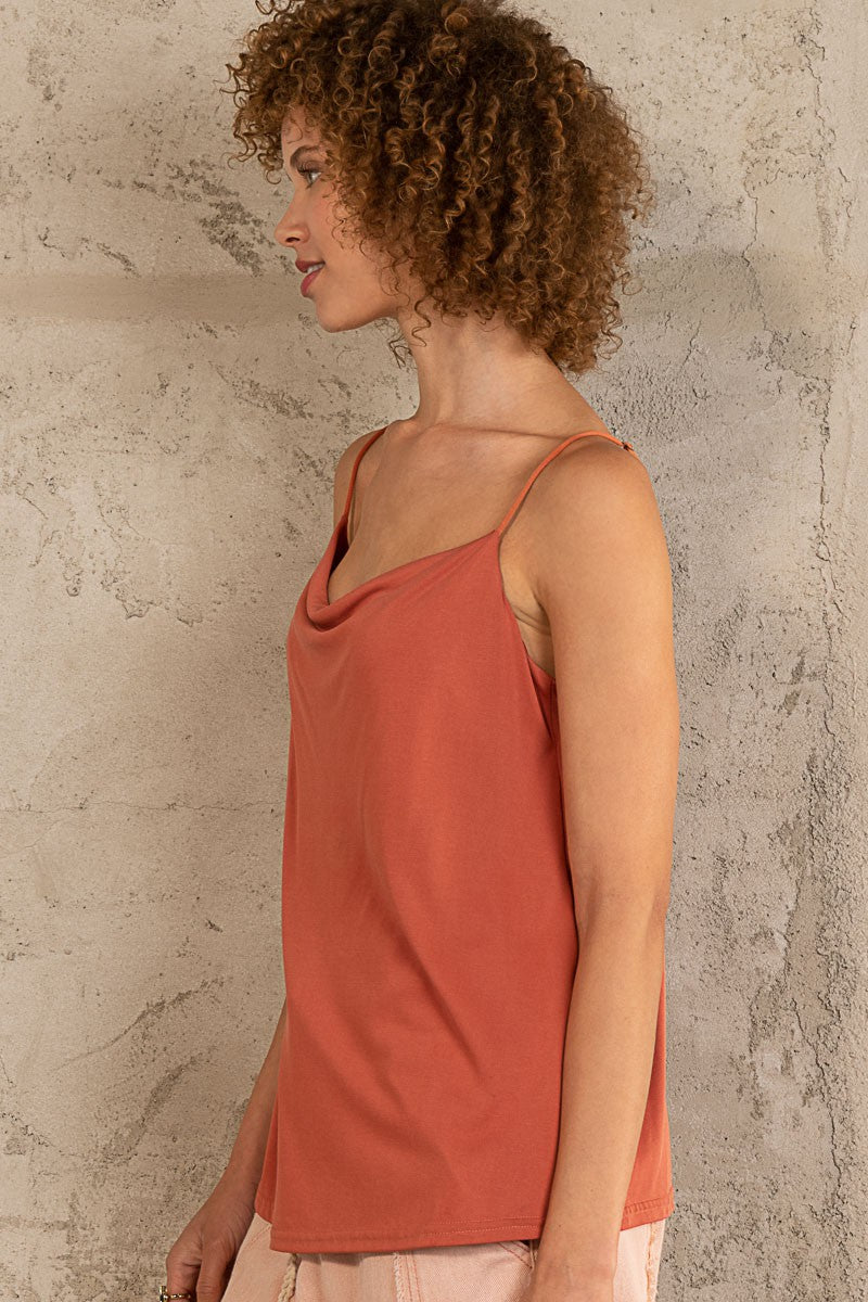 POL Rose Petal Sleeveless Tank Top