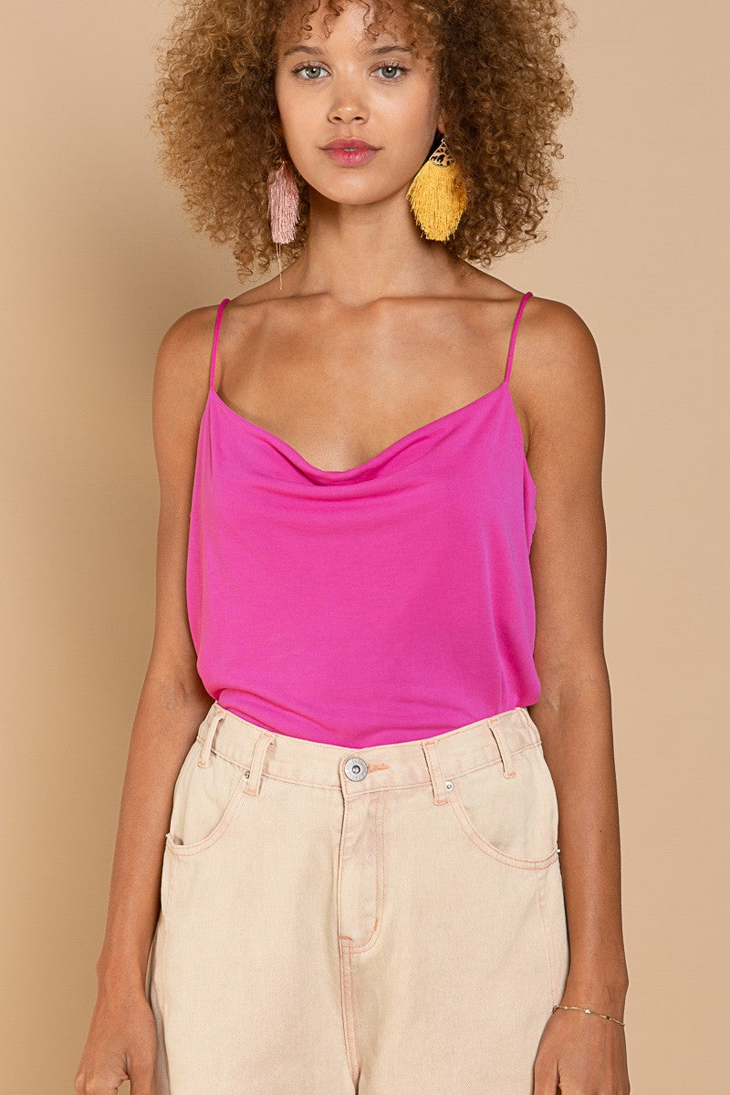POL Rose Petal Sleeveless Tank Top