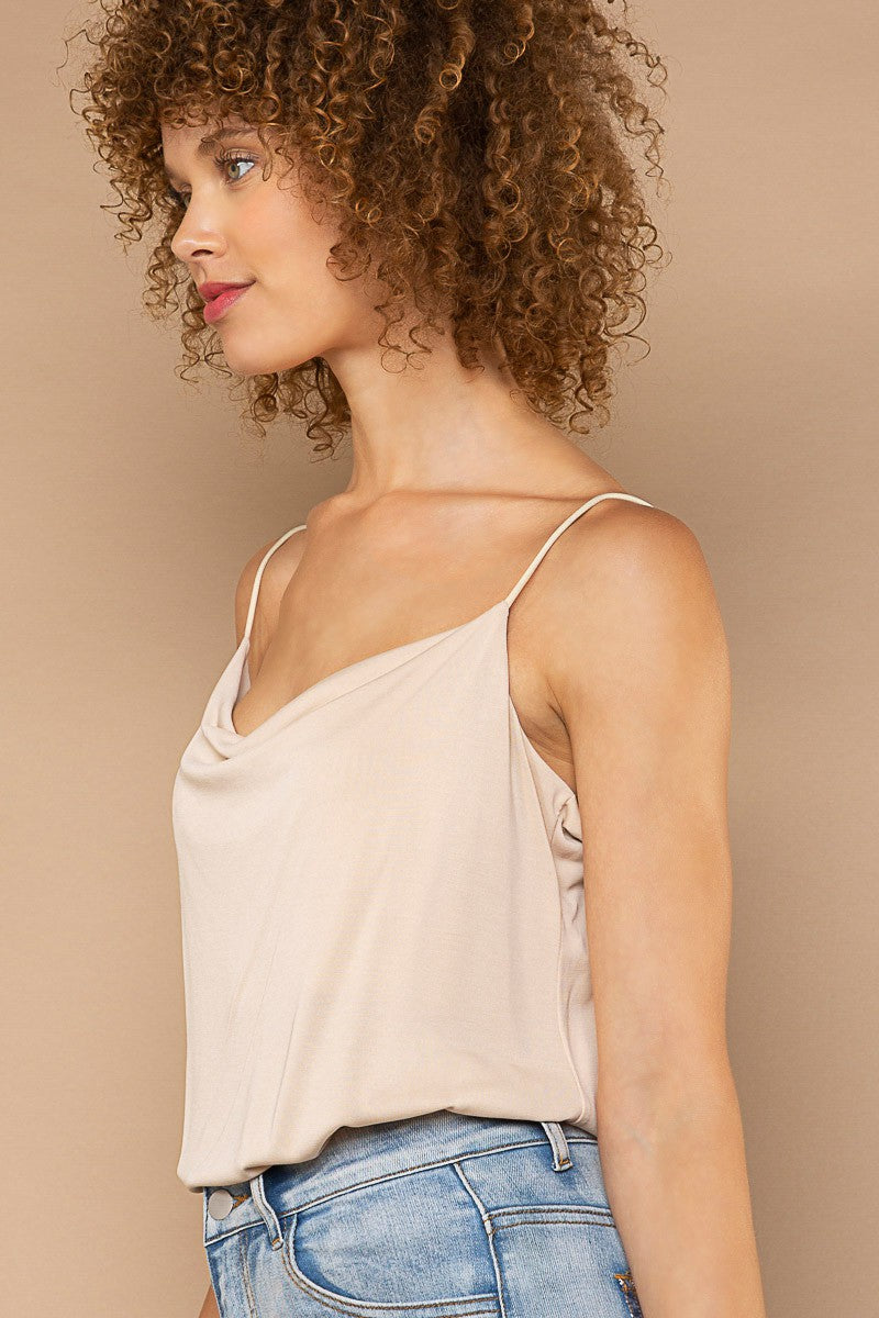 POL Rose Petal Sleeveless Tank Top
