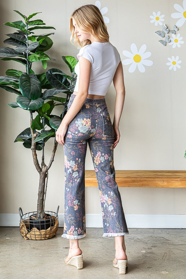 Oli & Hali Printed Relaxed Fit Pants