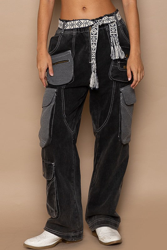 POL Thermal Pocket Cotton Cargo Pants - Roulhac Fashion Boutique