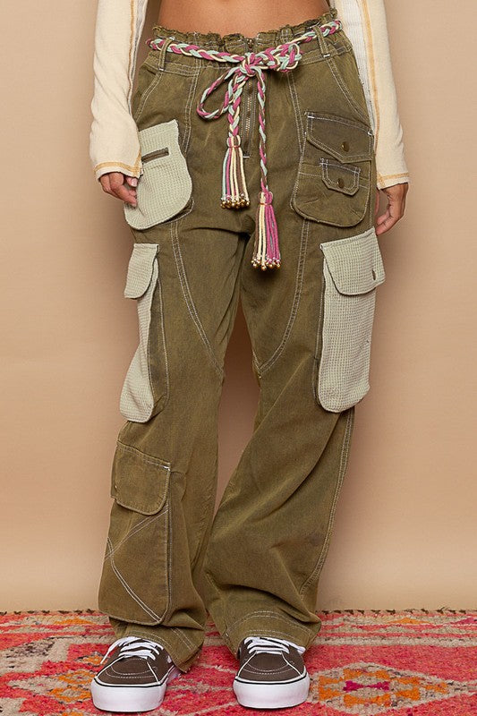 POL Thermal Pocket Cotton Cargo Pants - Roulhac Fashion Boutique