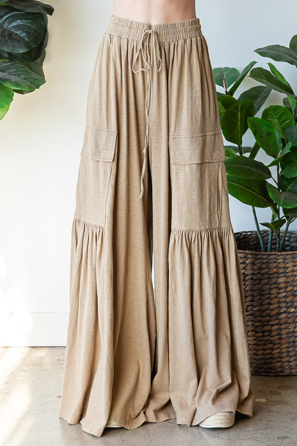 Oli & Hali Washed Knit Relaxed Fit Pants