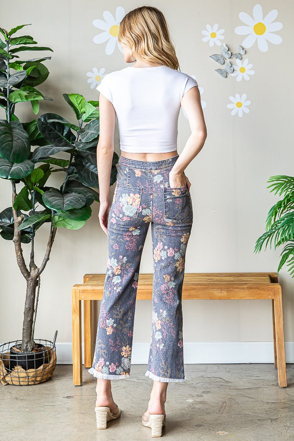 Oli & Hali Printed Relaxed Fit Pants