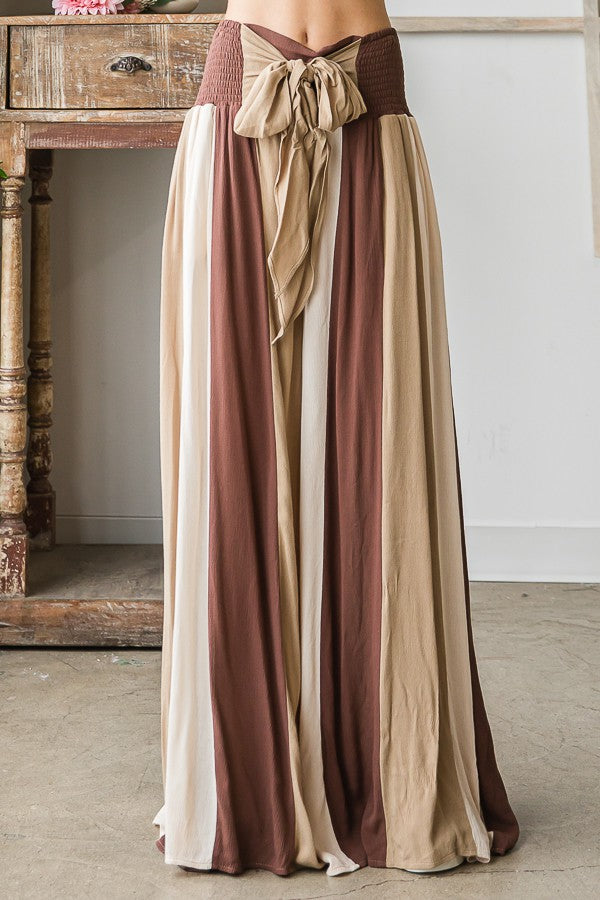 Oli & Hali Mineral Washed Patchwork Pants