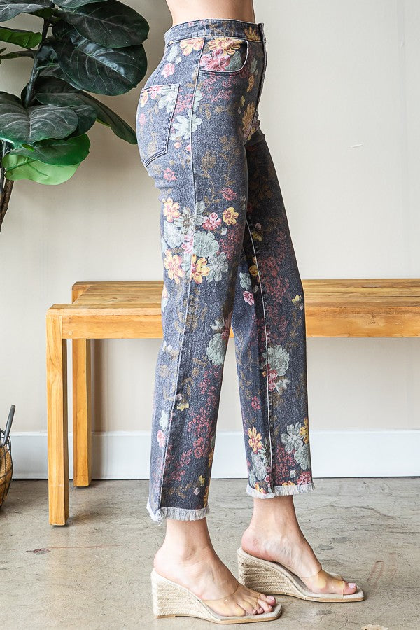 Oli & Hali Printed Relaxed Fit Pants