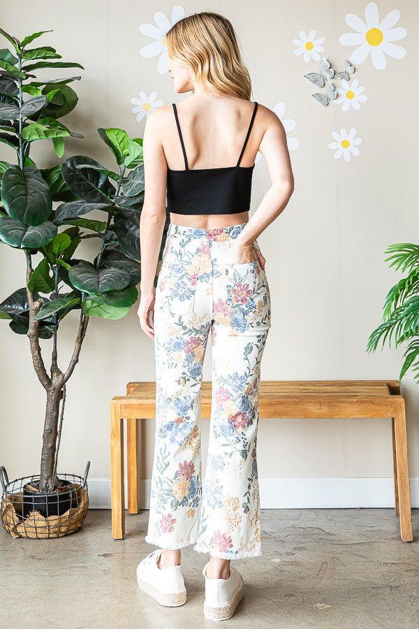 Oli & Hali Printed Relaxed Fit Pants