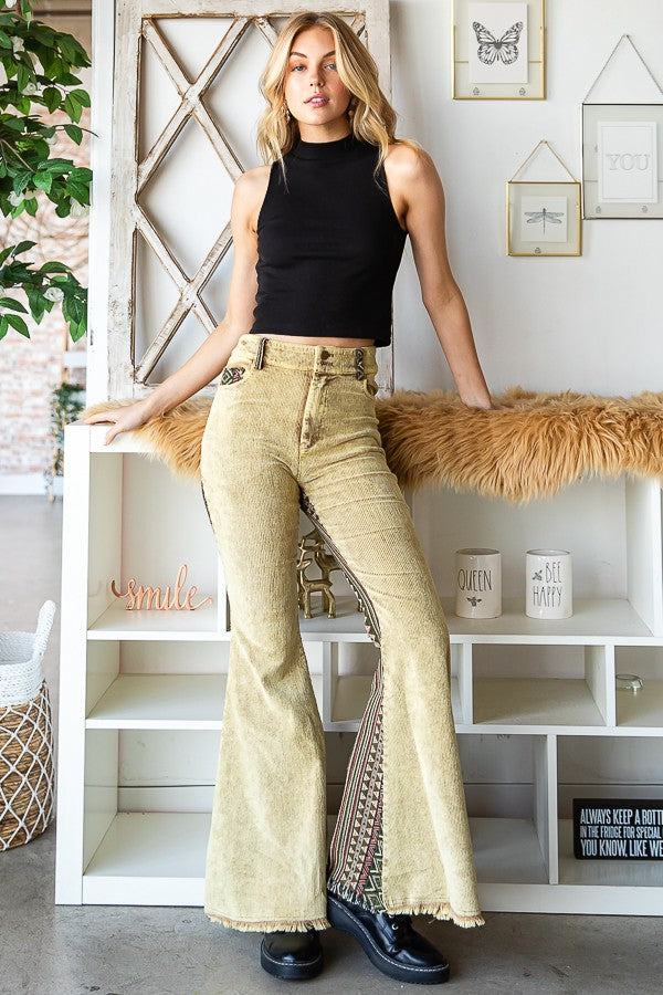 Oli & Hali Mineral Washed Corduroy Pants