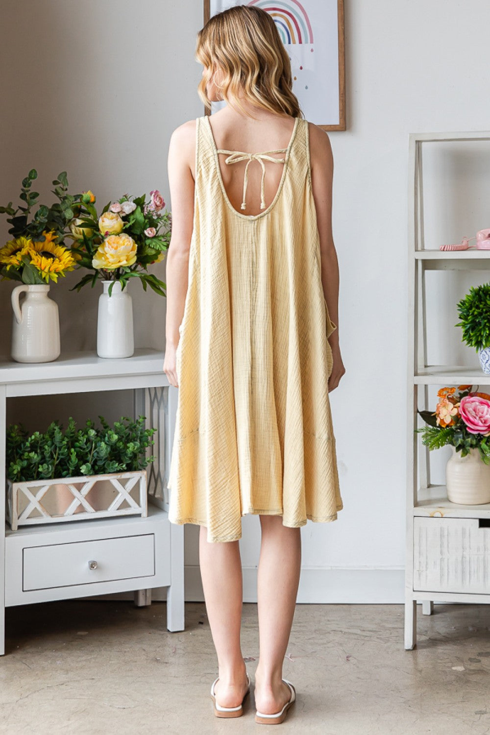 Oli & Hali Washed Sleeveless Oversized Dress