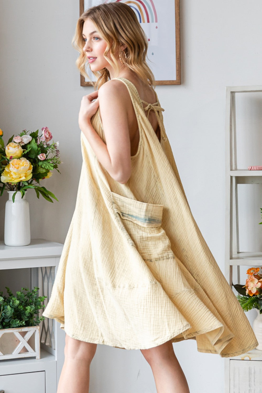 Oli & Hali Washed Sleeveless Oversized Dress