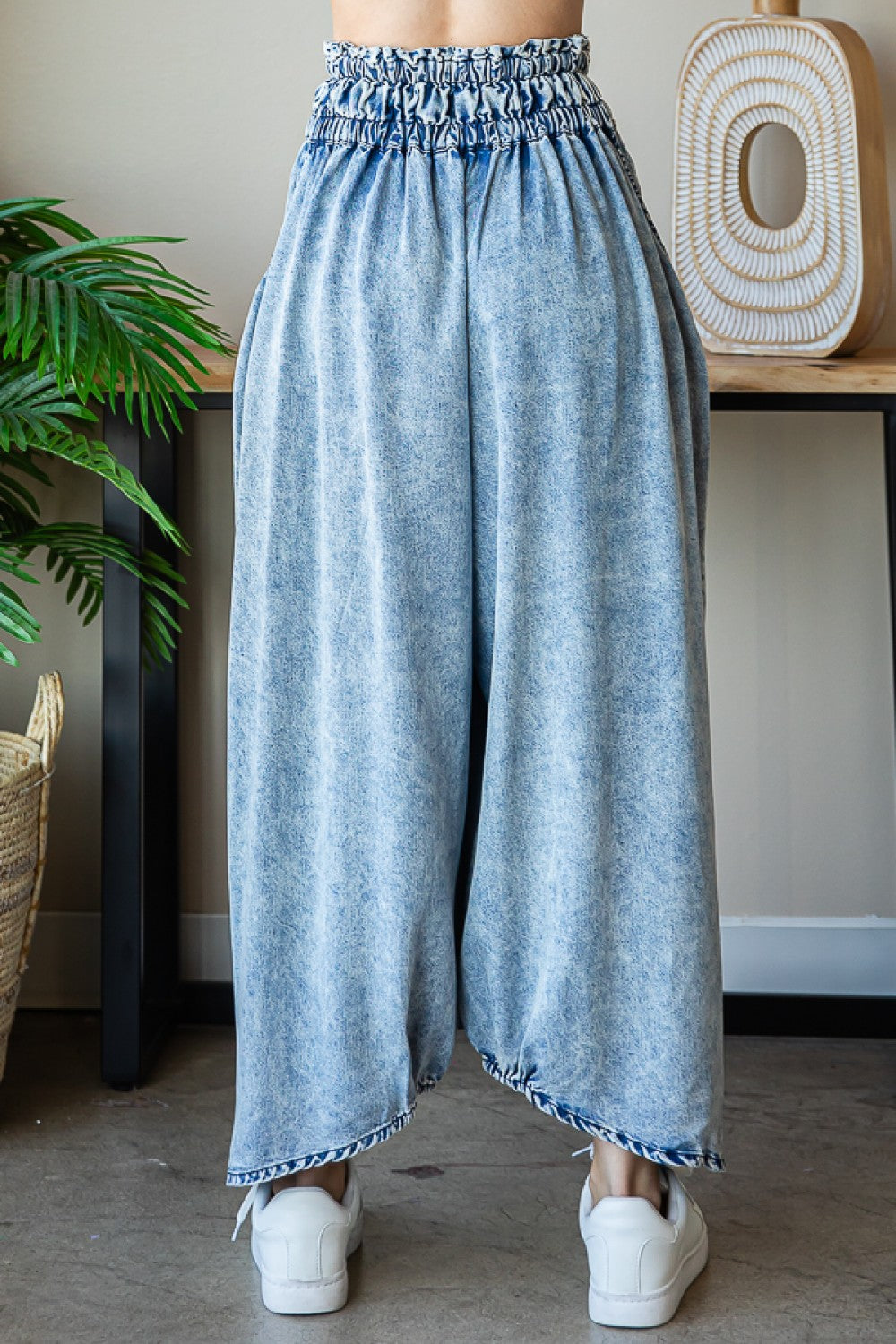 Oli & Hali Washed Tencel Baggy Jogger Pants