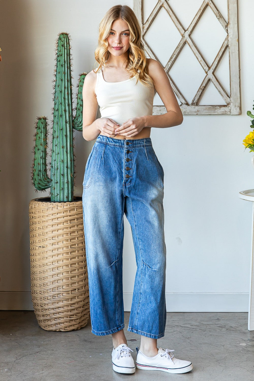 Oli & Hali Baggy Jean Relaxed Fit Pants