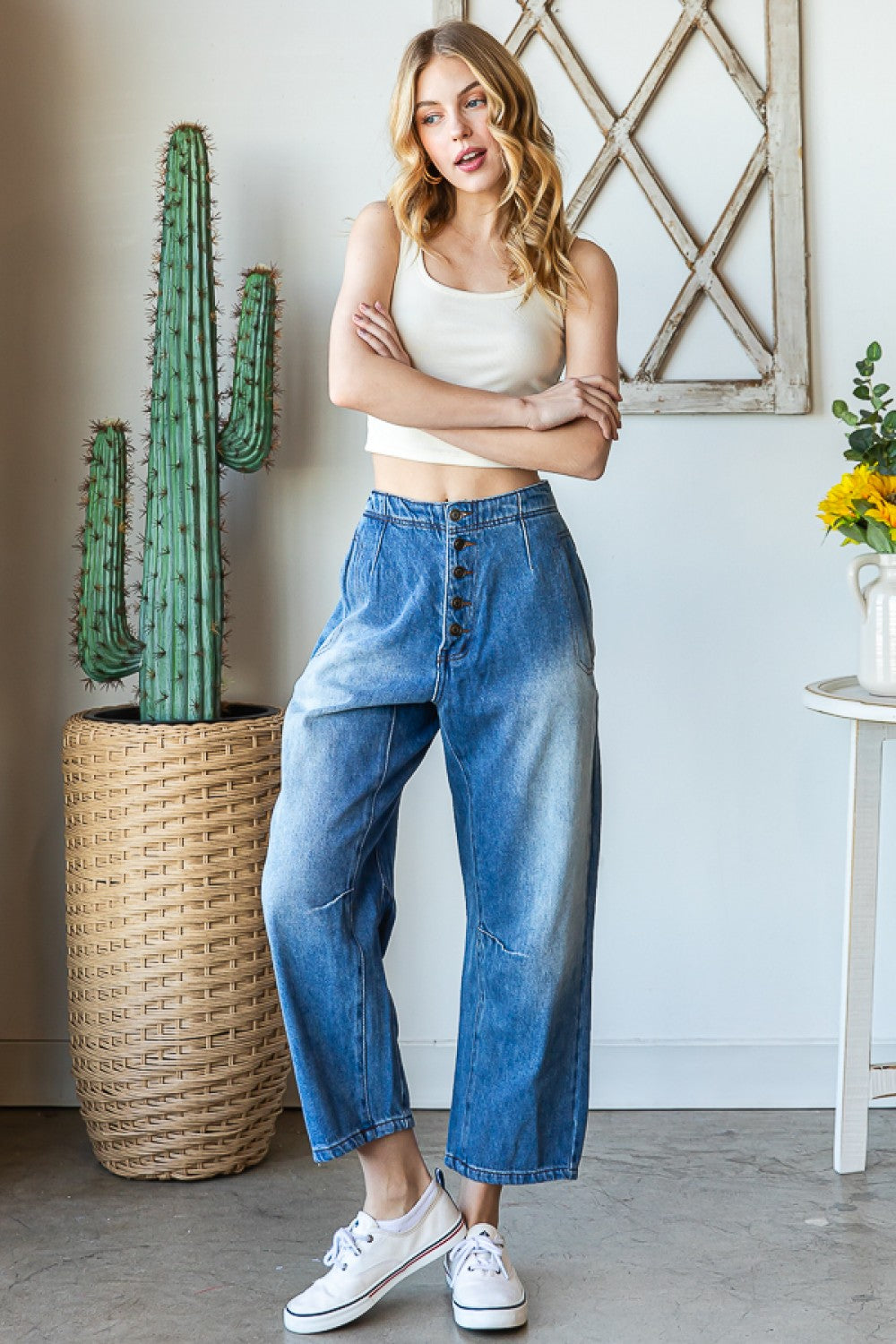 Oli & Hali Baggy Jean Relaxed Fit Pants