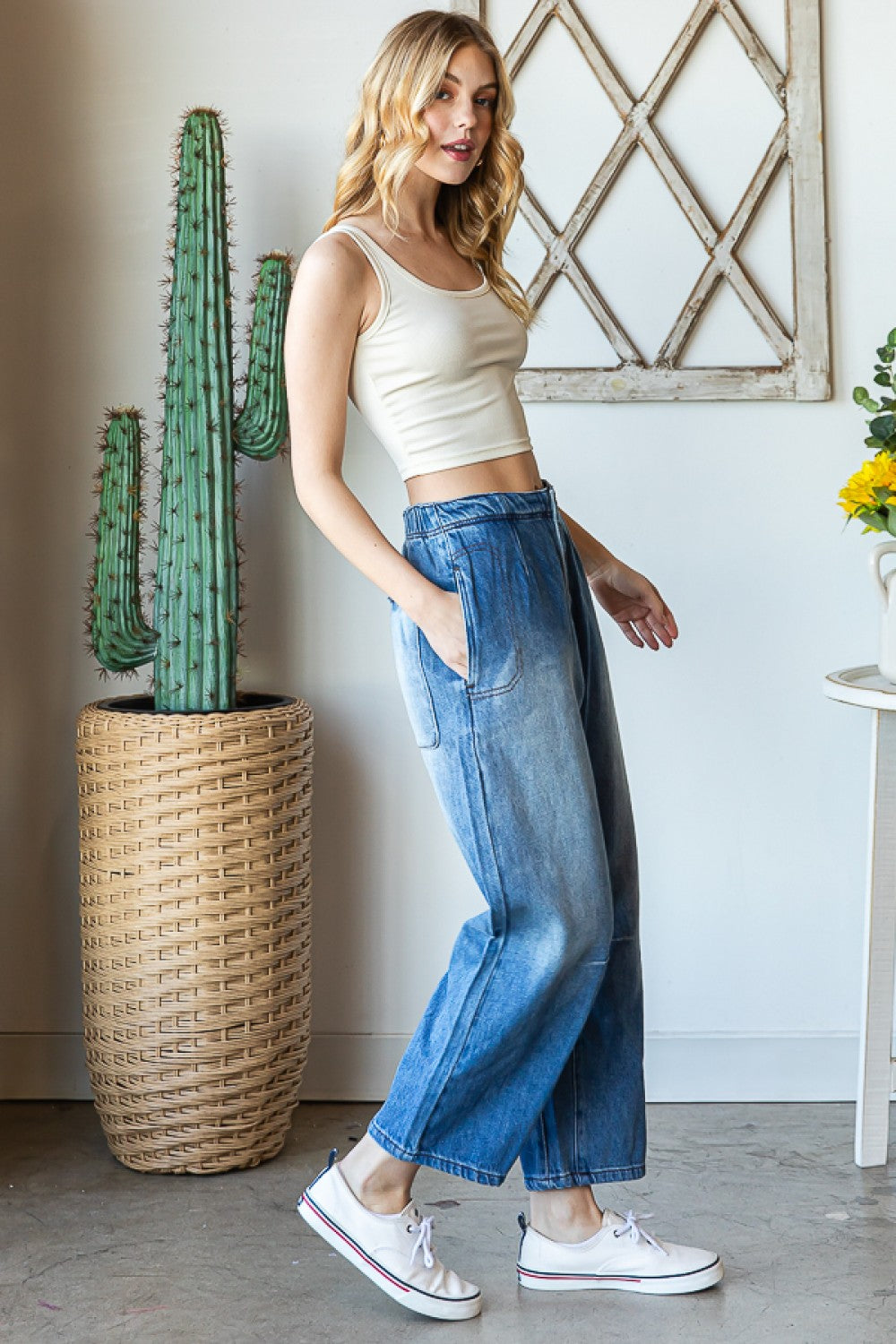 Oli & Hali Baggy Jean Relaxed Fit Pants