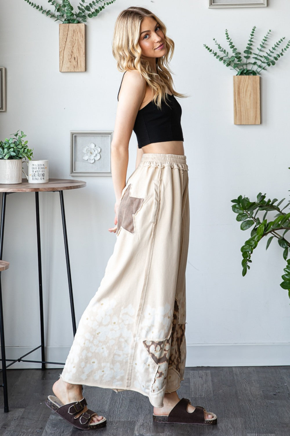 Oli & Hali Washed Star Knit Pants