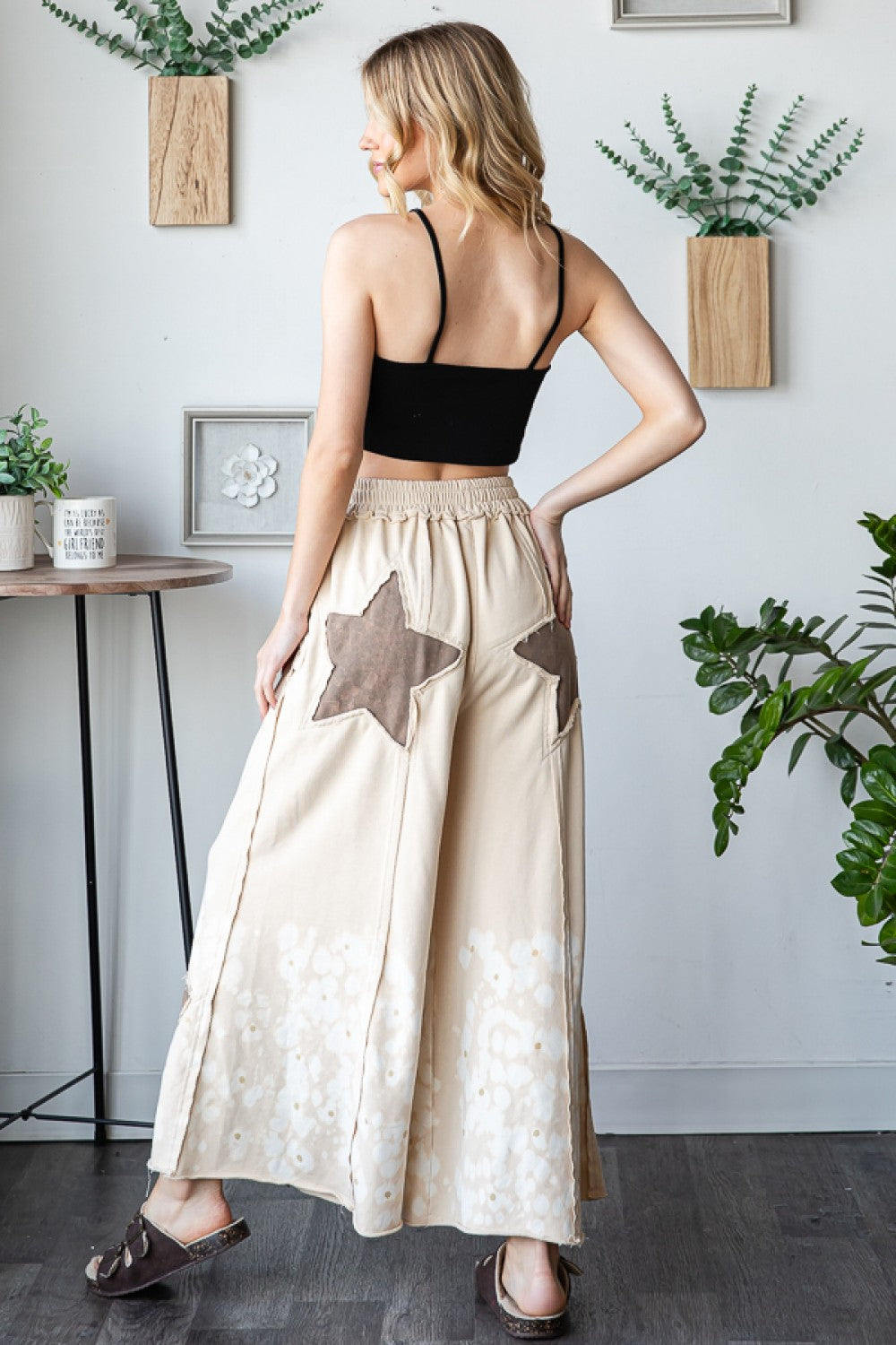 Oli & Hali Washed Star Knit Pants