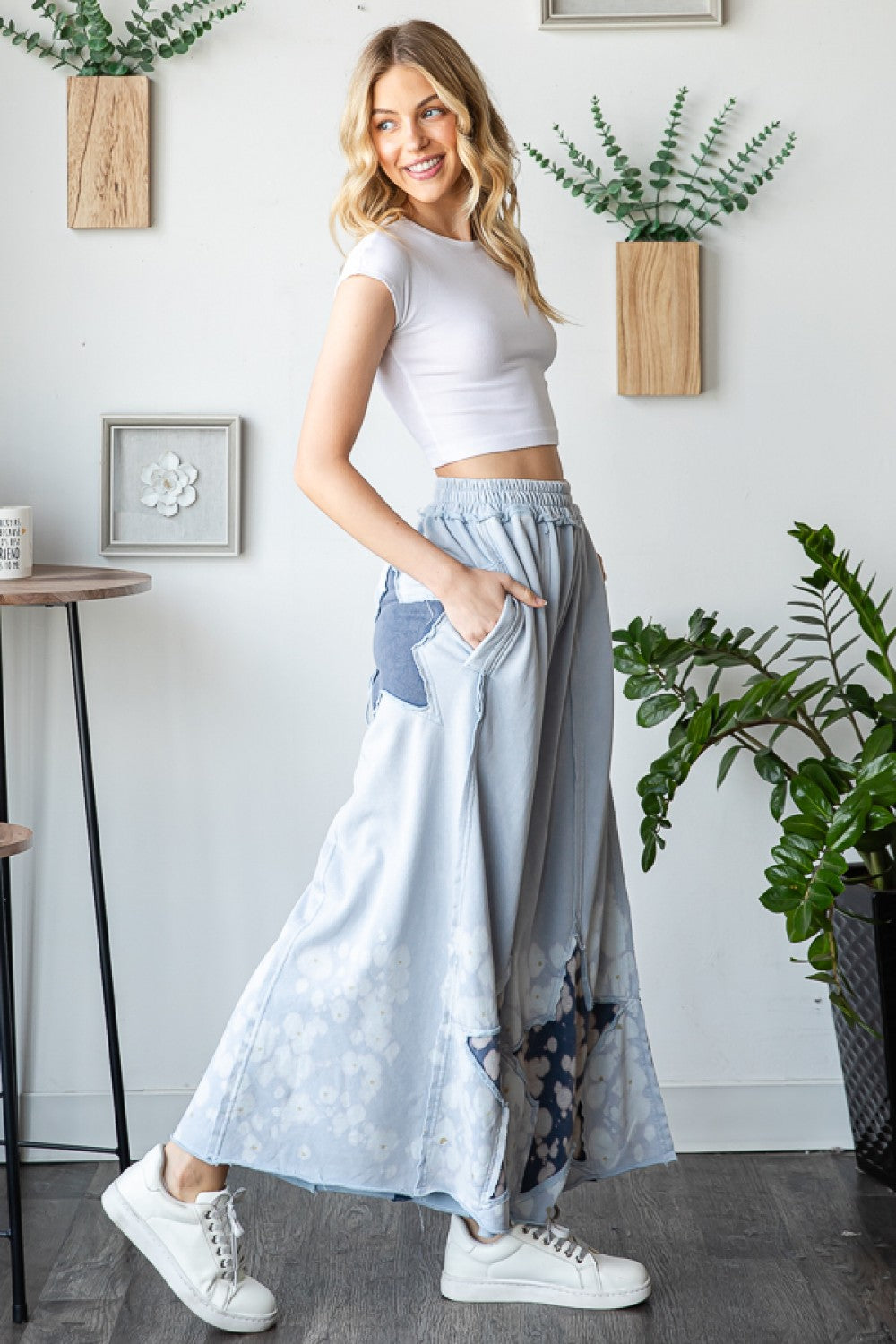 Oli & Hali Washed Star Knit Pants