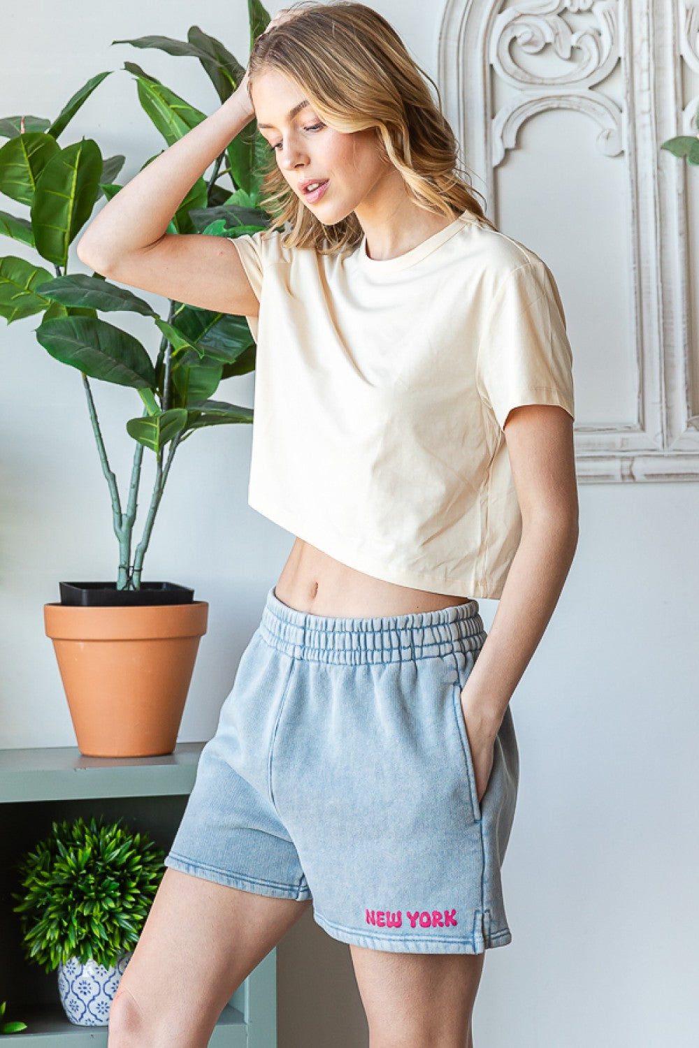 Oli & Hali Washed Terry Short Pants