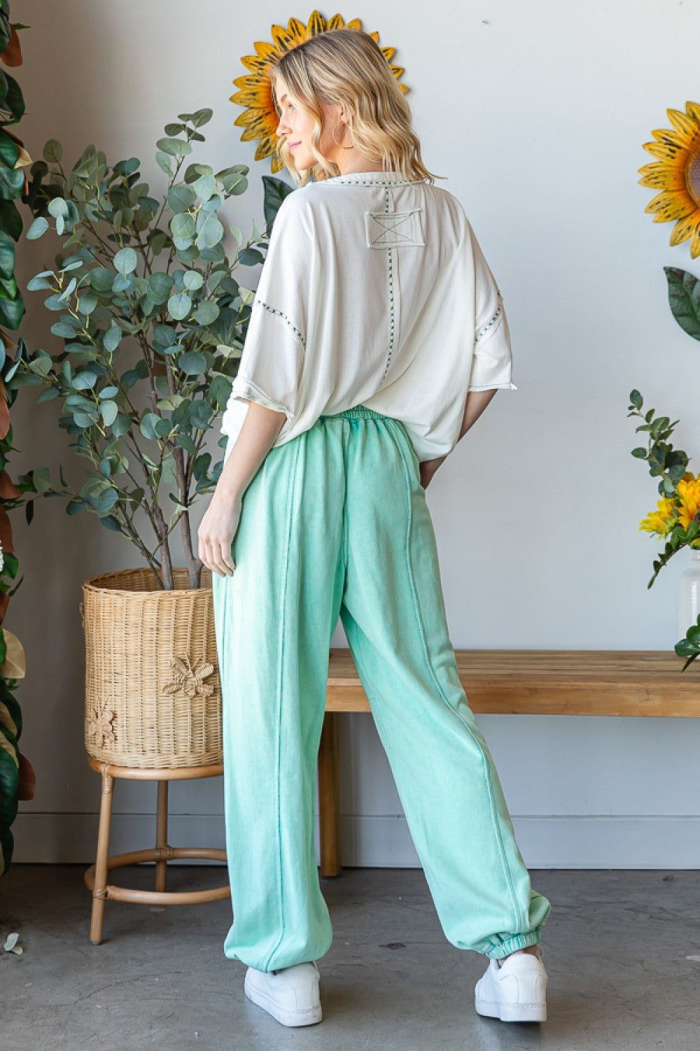 Oli & Hali Washed Terry Jogger Pants