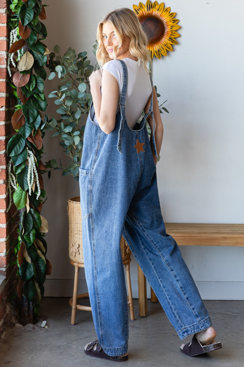 Oli & Hali Denim Overall Dress