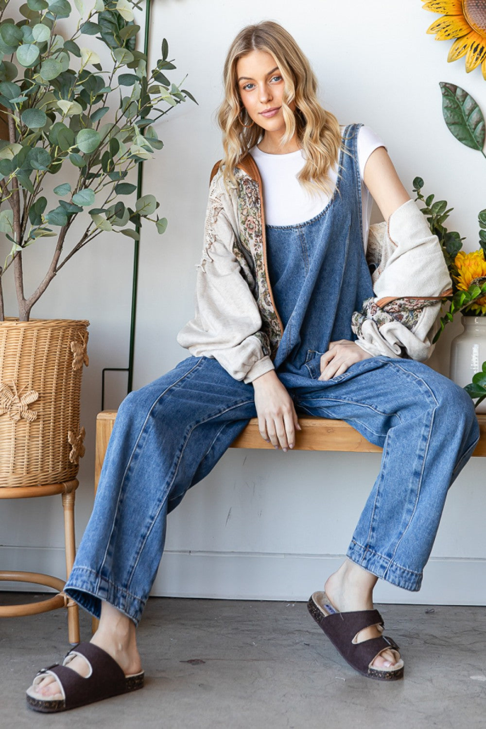 Oli & Hali Denim Overall Dress