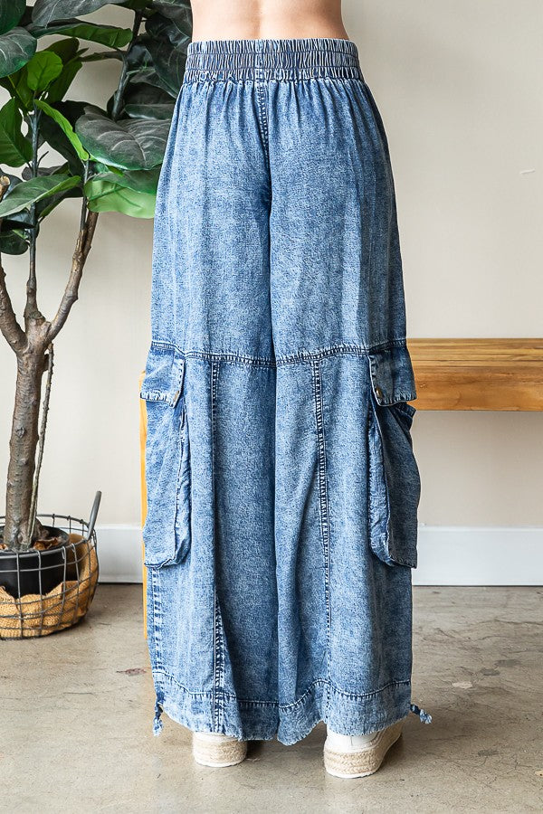 Oli & Hali Mineral Washed Cargo Pants