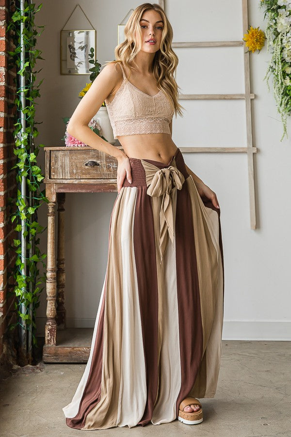 Oli & Hali Mineral Washed Patchwork Pants