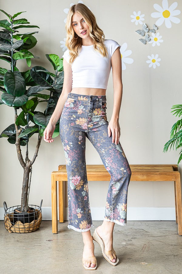 Oli & Hali Printed Relaxed Fit Pants