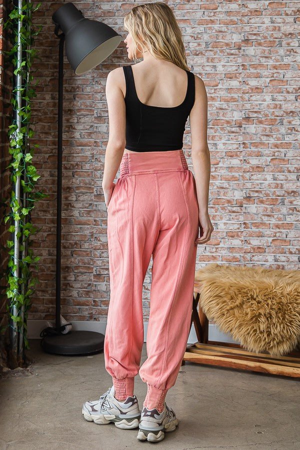 Oli & Hali Washed Pleats Relaxed Fit Pants