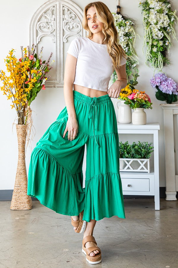 Oli & Hali Mineral Washed Tiered Pants