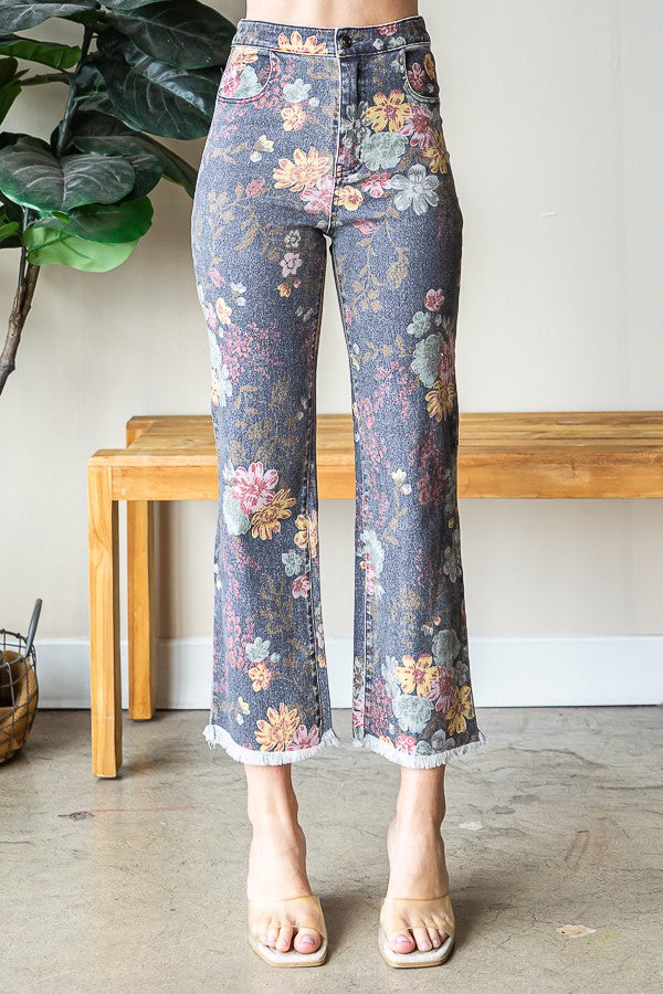 Oli & Hali Printed Relaxed Fit Pants