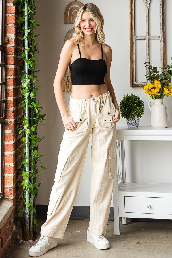 Oli & Hali Mineral Washed Cargo Pants