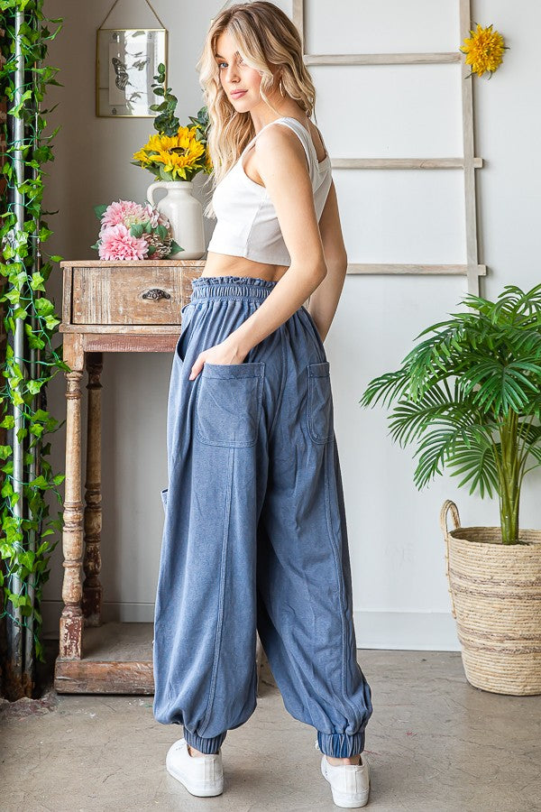 Oli & Hali Mineral Washed Terry Jogger Pants