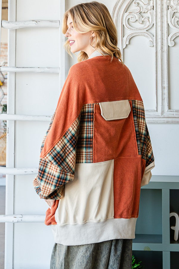 Oli & Hali Mineral Washed Terry Bomber Jacket