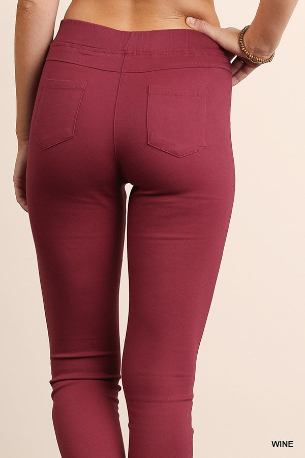 Umgee High Waist Distressed Jeggings
