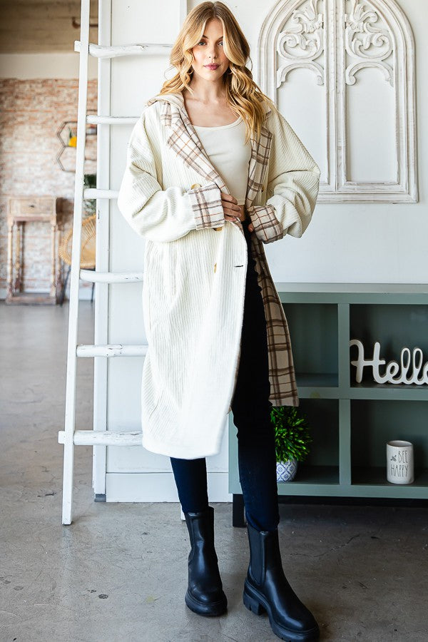 Oli & Hali Mineral Washed Corduroy Jacket