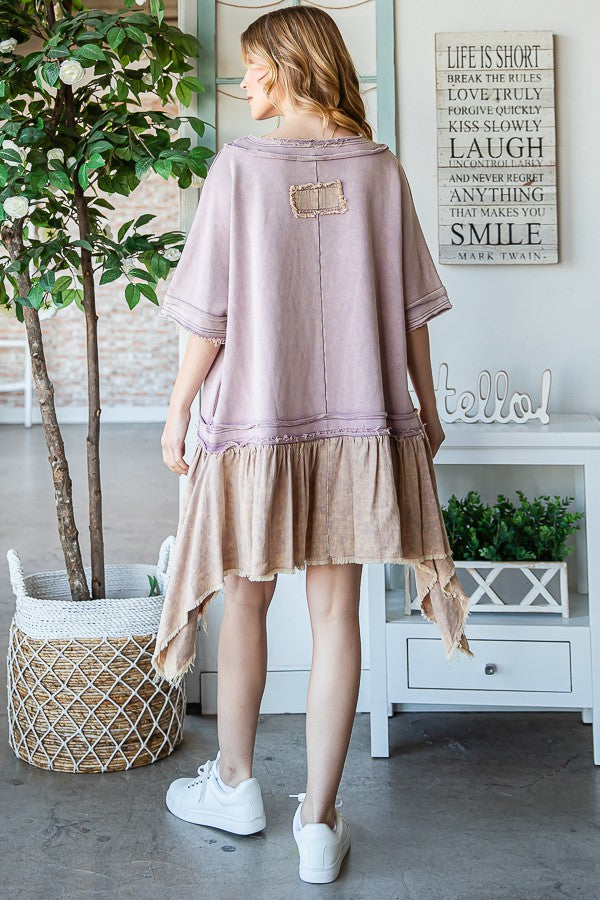 Oli & Hali Mineral Washed Relaxed Fit Top