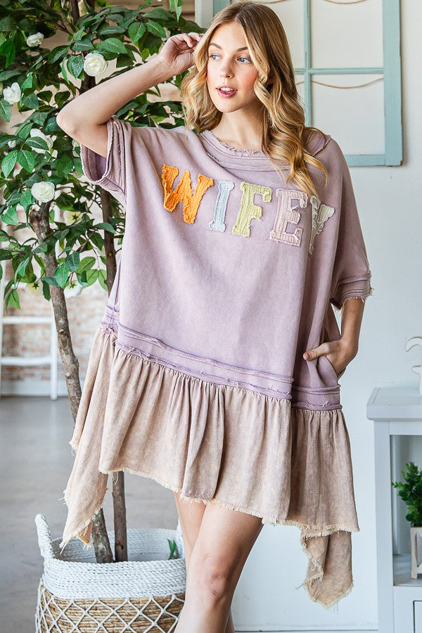 Oli & Hali Mineral Washed Relaxed Fit Top