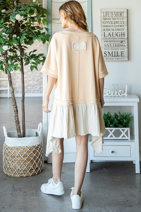 Oli & Hali Mineral Washed Relaxed Fit Top