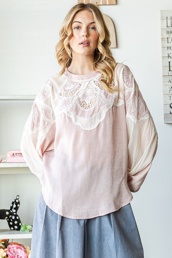 Oli & Hali Embroidered Top