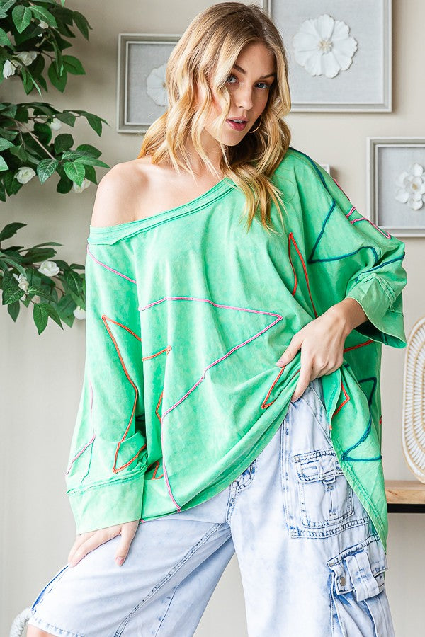 Oli & Hali Star Knit Top