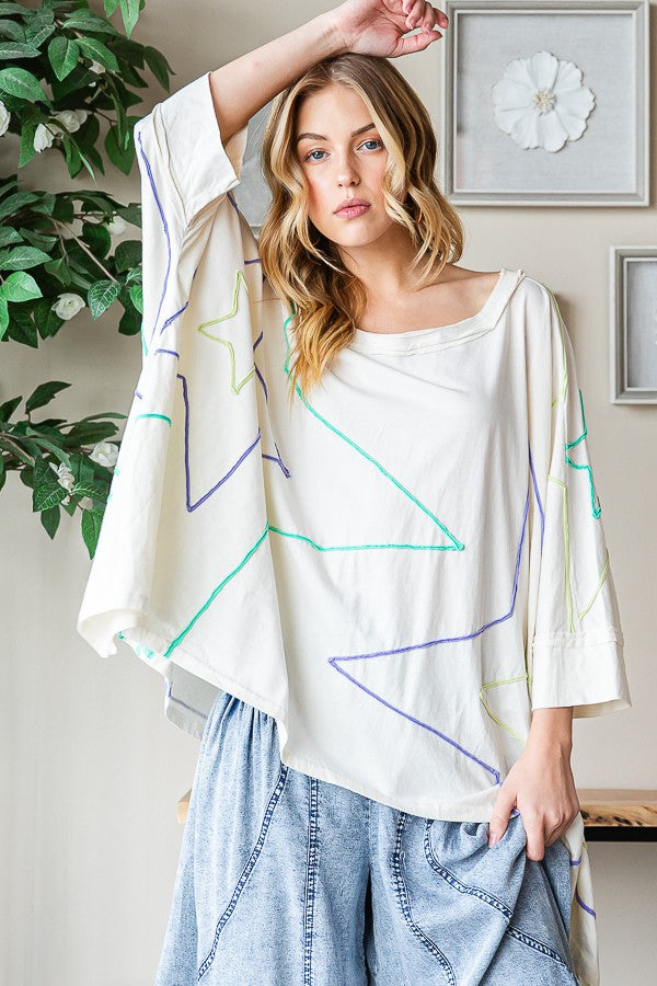 Oli & Hali Star Knit Top