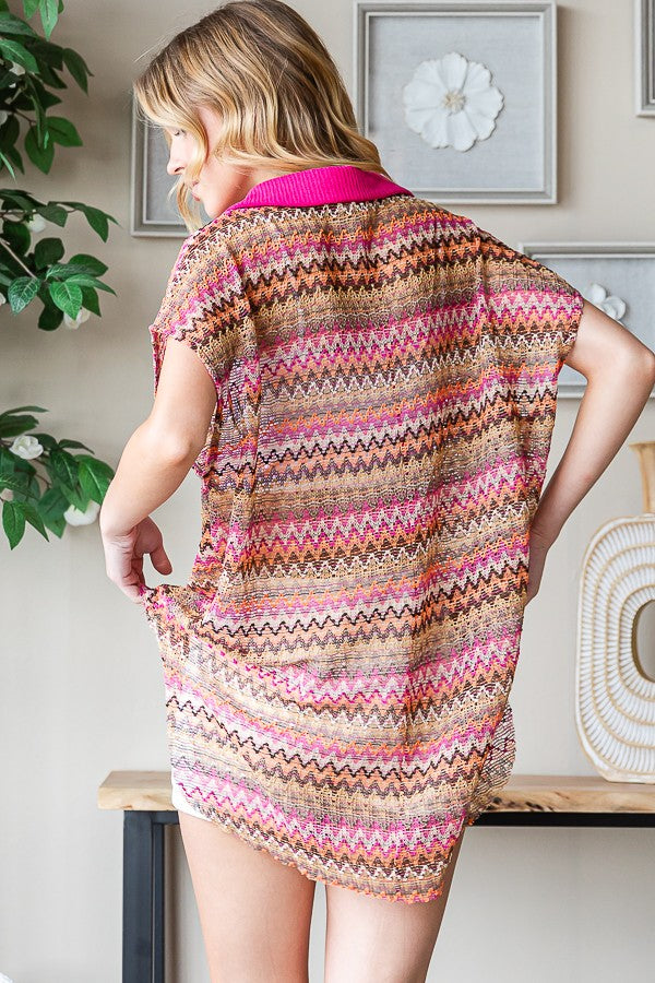 Oli & Hali Stripped Sleeveless Knit Top