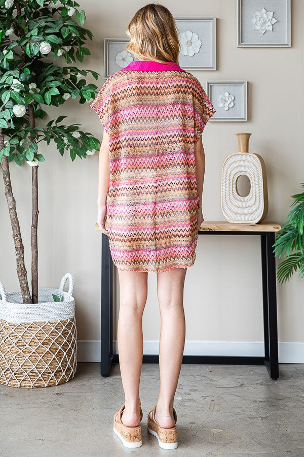 Oli & Hali Stripped Sleeveless Knit Top