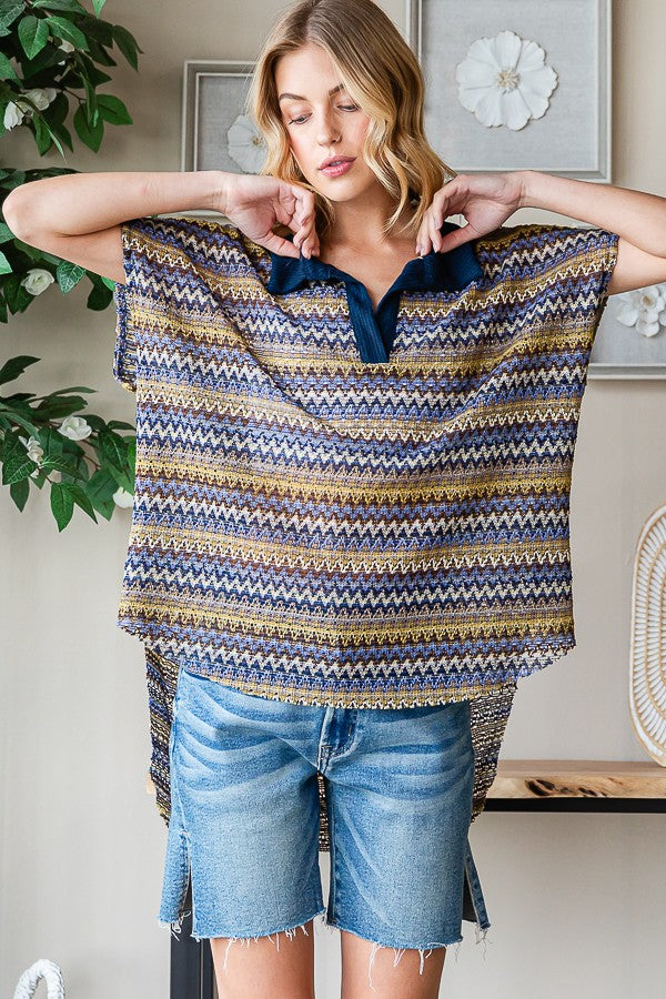 Oli & Hali Stripped Sleeveless Knit Top