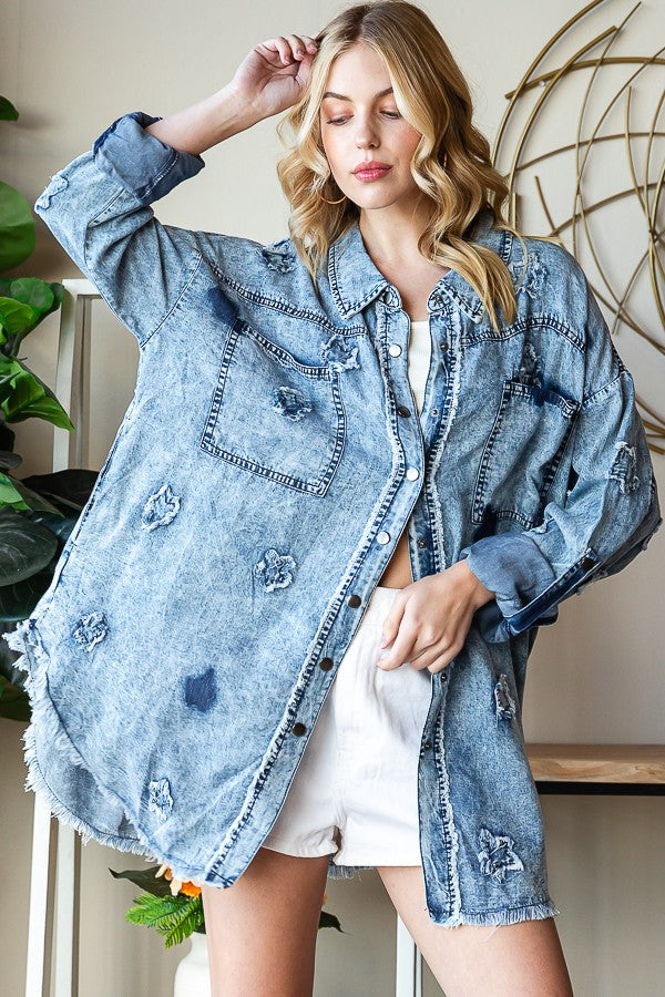 Oli & Hali Washed Star Shirt Top