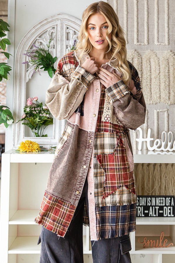 Oli & Hali Star Corduroy Jacket