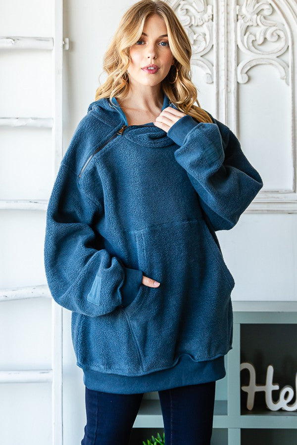 Oli & Hali Unplugged Teddie Bear Hoodie Jacket